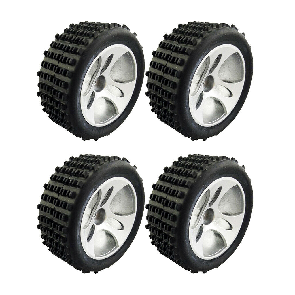 4X A959-01 Wheel Tire Tyres for Wltoys A959 1/18 Scale Remote Control Car Truck