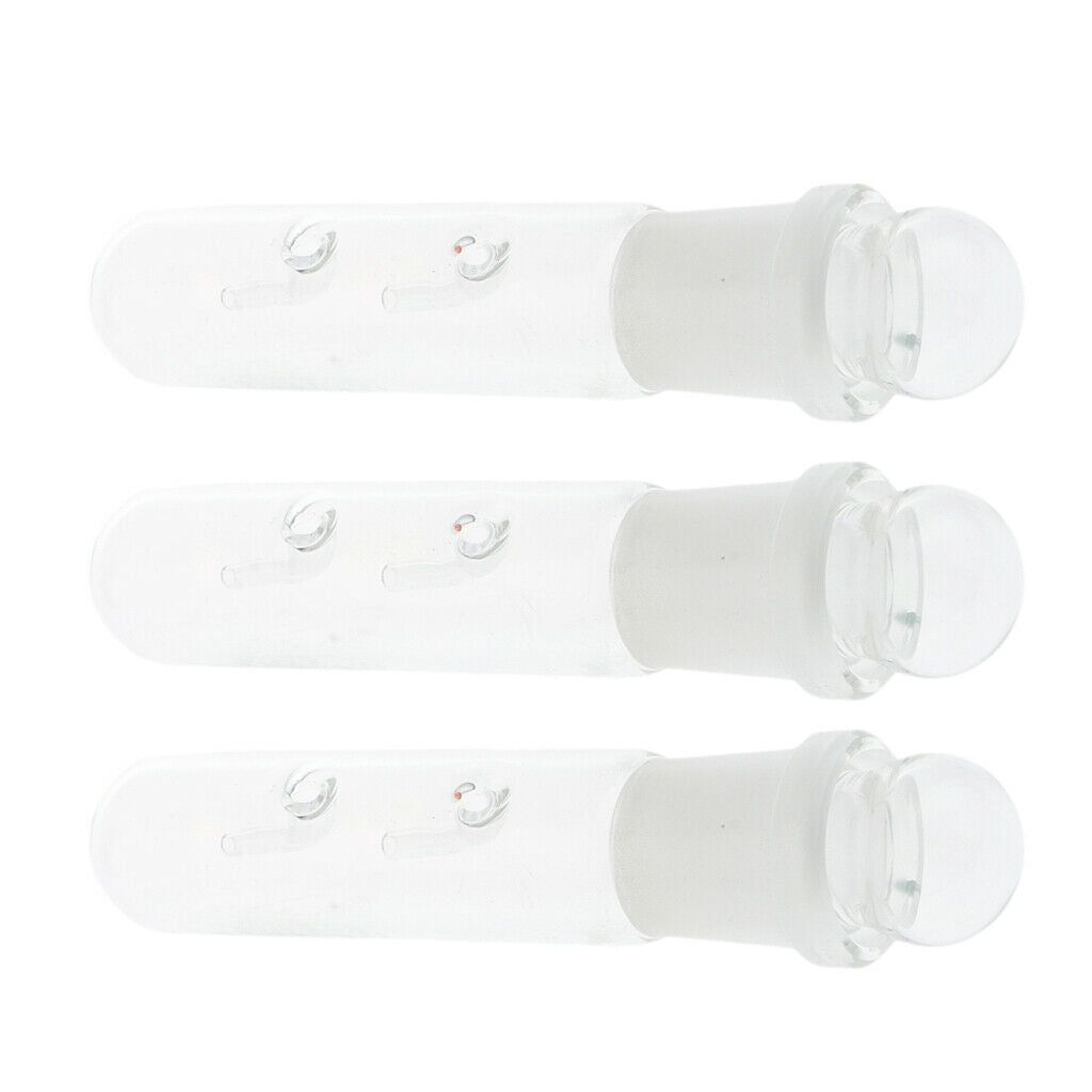 3x Practical 2 Holes Acrylic Aquarium Worm Trap Fish Tank Leech Catcher