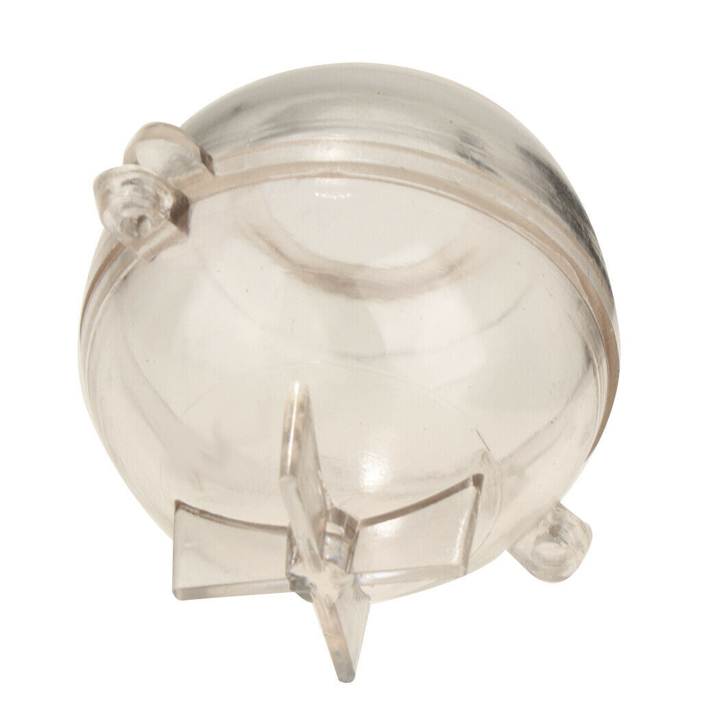 2 Pieces Plastic Candle Molds Ball Moulds - 3.94inch, 4.72inch (Transparent)
