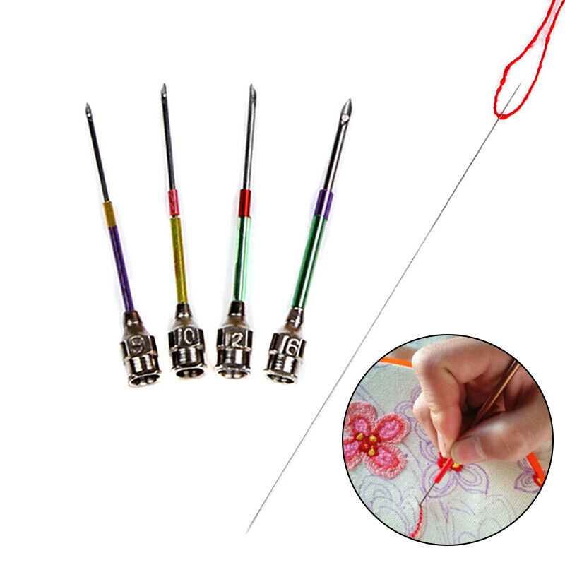 5Pcs Embroidery Stitching Punch Needles Pins Needlepoint Kits Sewing Tool.l8