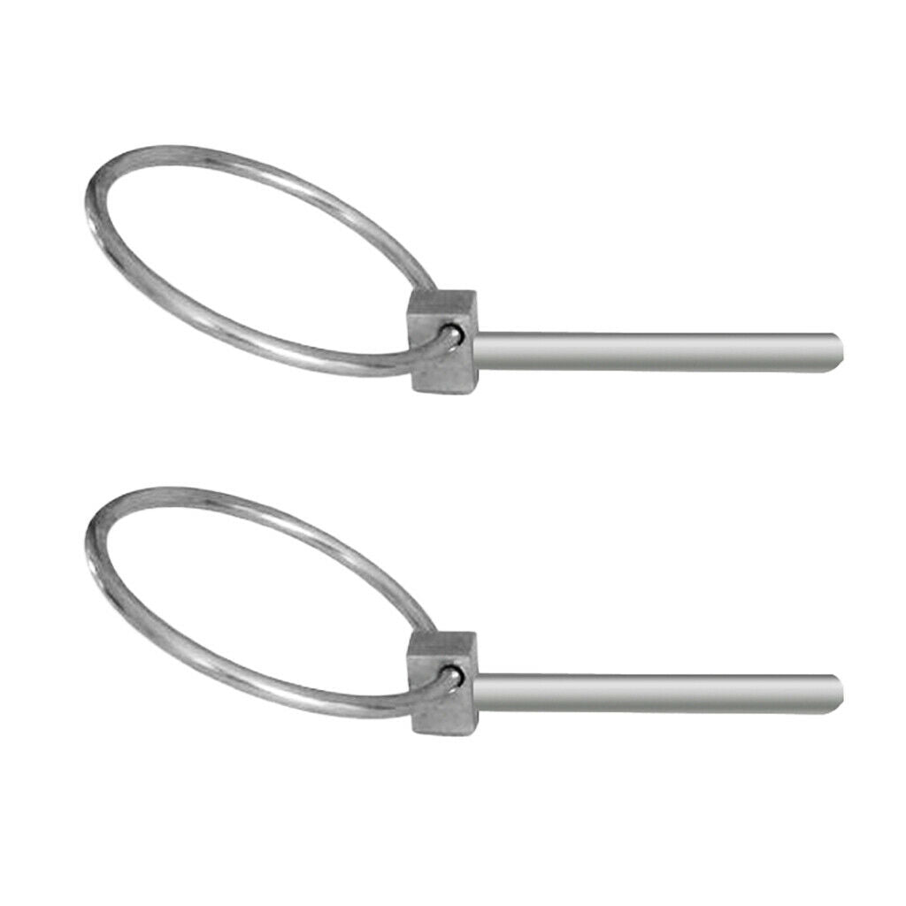 2pcs 4mm Safety Lynch Pins Lock Pin Clip for Trailer Farm