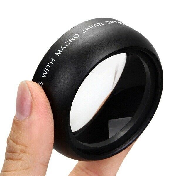 Universal 58mm 0.45X Digital Wide Angle Lens For Canon Nikon Sony Black