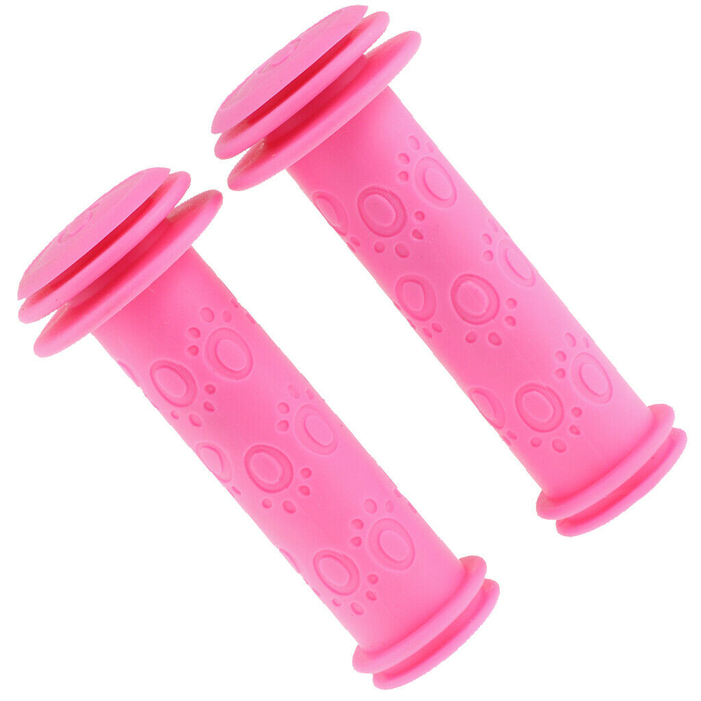 Girls Bicycle Bike Handlebar Grips Tassels Ribbons Front Basket Pink Set