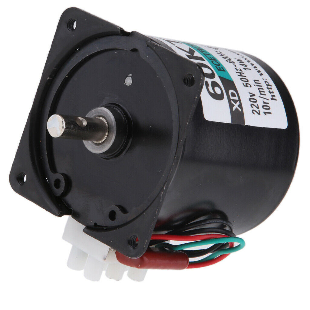 60KTYZ AC 220V 10RPM Permanent Magnetic Electric Synchronous Motor 14W