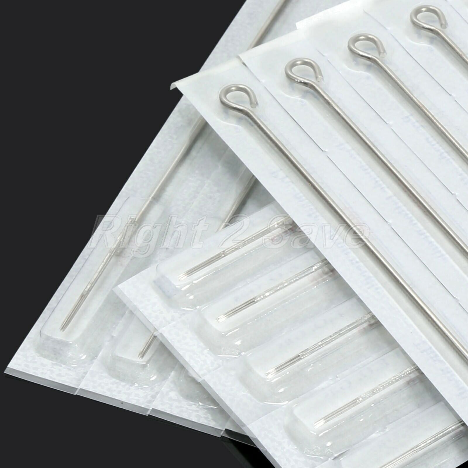 10pcs Disposable 9RS Tattoo Needles Professional Stainless Steel Round Liner