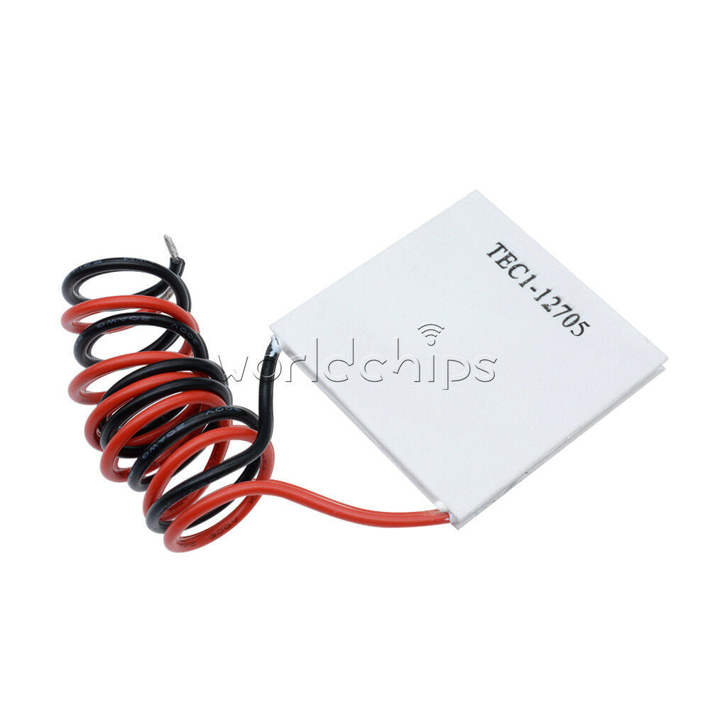 5pcs TEC1-12705 Heatsink Thermoelectric Cooler Cooling Peltier Plate Module top