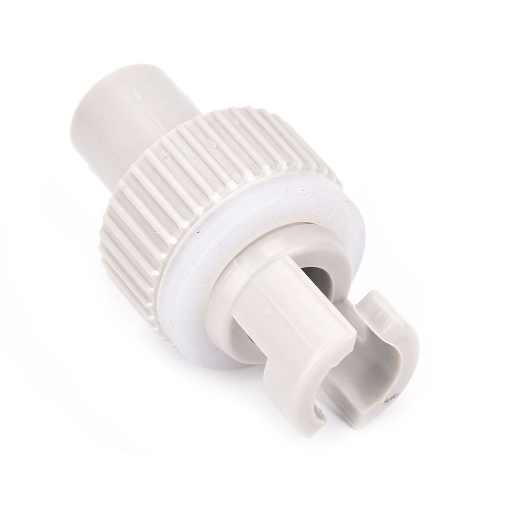 Light gray inflatable boat kayak air foot pump hose valve adapter accessor.l8