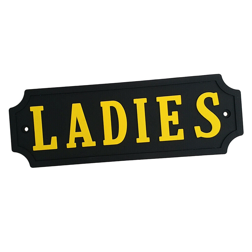 Ladies Restroom Sign, Women Locker Room Sign, 6.30 X 2.17 X 0.16inch, Bathroom