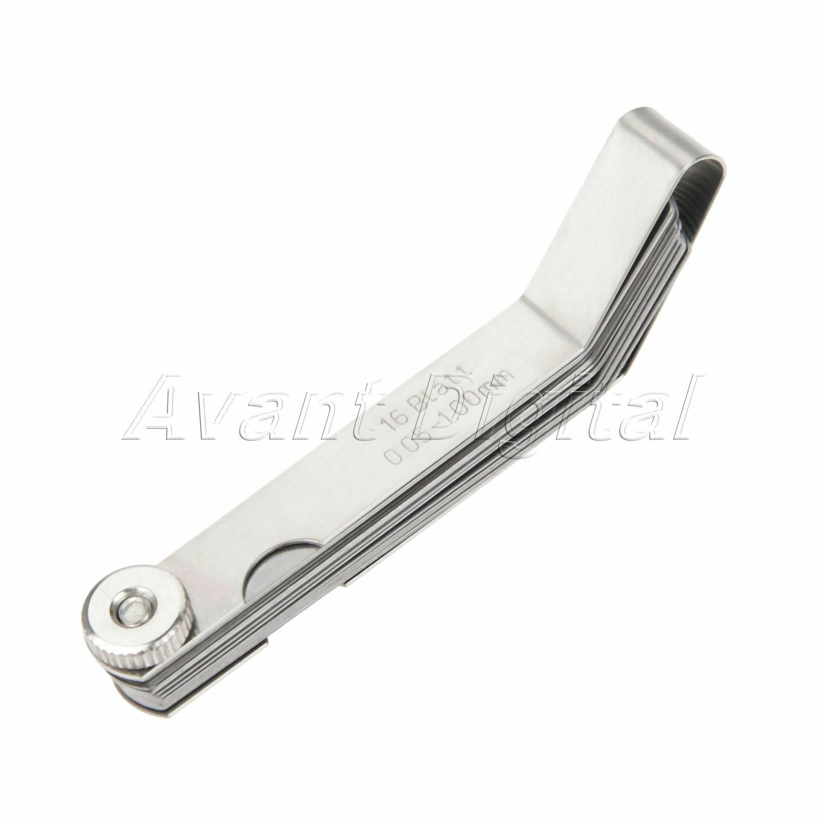 105mm Long 16 Blade Metric 0.05mm-1mm Feeler Gauge Feeler Gauge for Metric Set