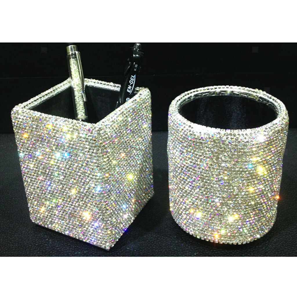24x40cm Rhinestone Diamond Cover Stickers Self Adhesive Crystal Decor Sliver