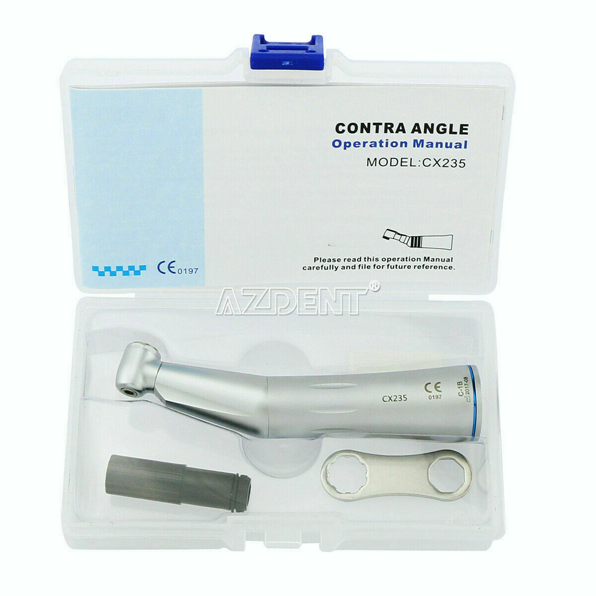 Dental 1:1 Slow Low Contra Angle Speed Handpiece Inner Water Channe E-type