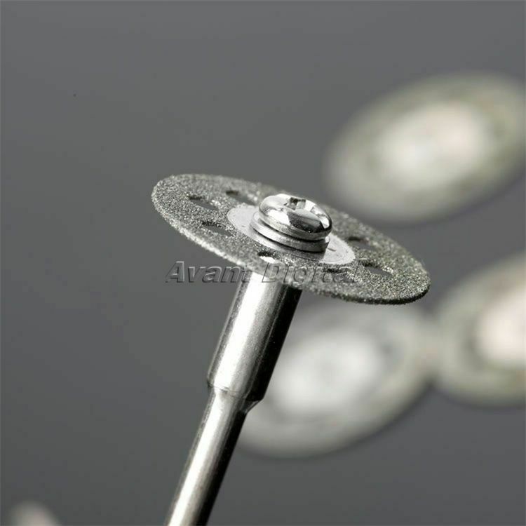 Diamond Disc Cut Off Wheels Rotary Cutting Tool w/Arbor Drill Power 2 Mandrel