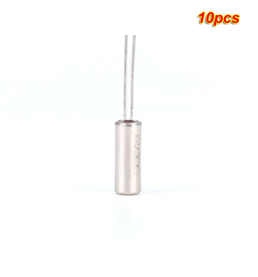 10pcs Cylindrical 12MHz 3*8mm quartz crystal passive crystal oscillator
