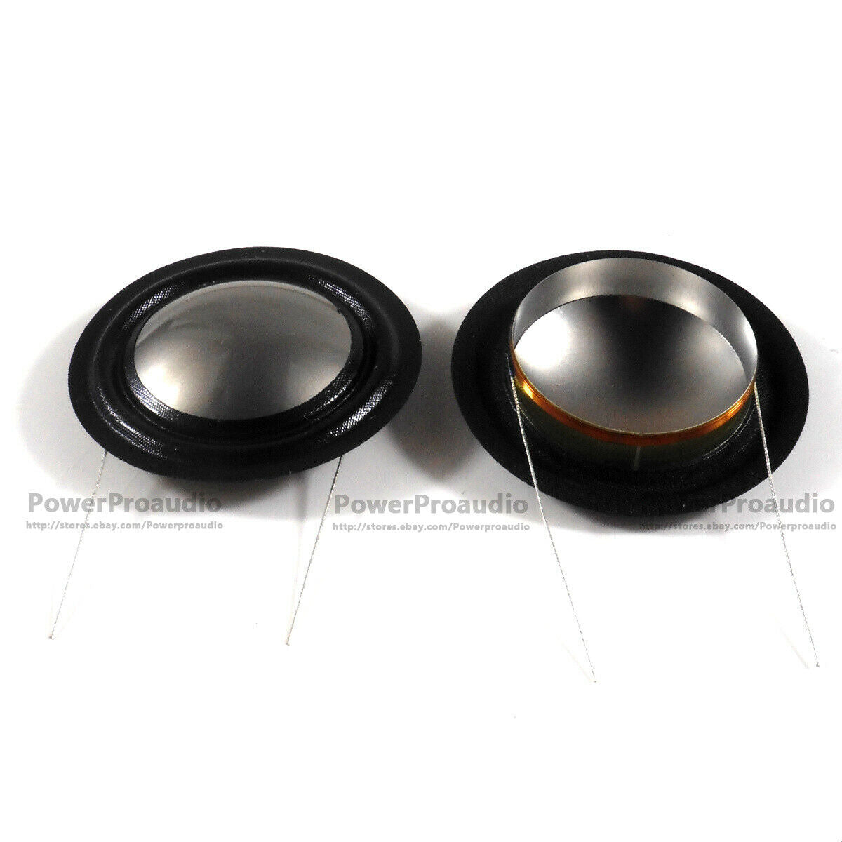 2PCS  25.4mm 25.5mm (1") silk+ Titanium Dome Tweeters ASV voice coil Round Wire