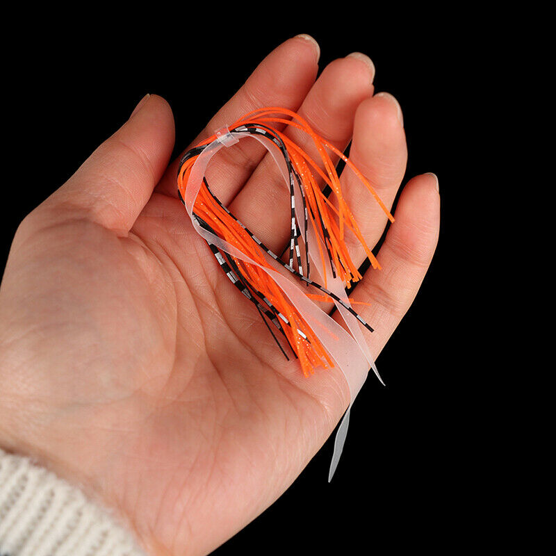 4 Bundles Mixed Color Silicone Skirts for Lures Squid Skirts Fly Tying Ma.l8