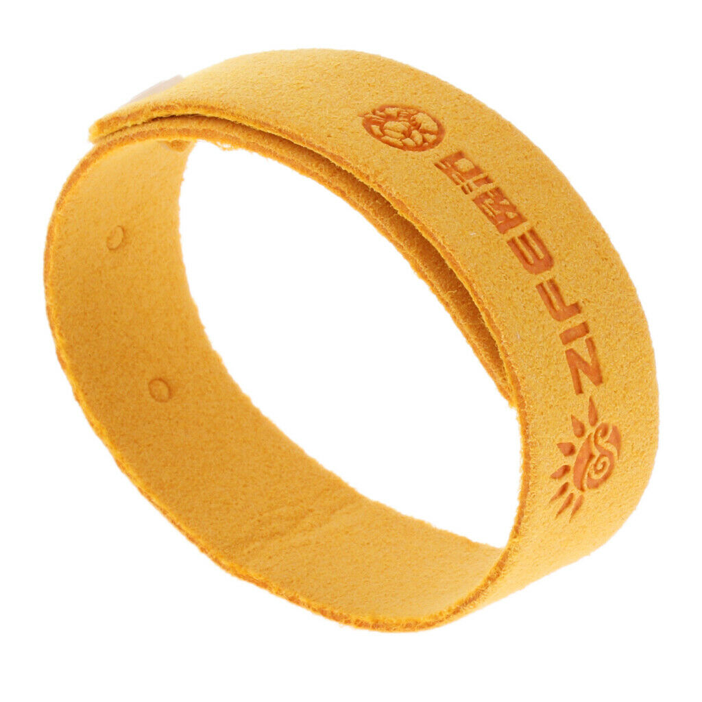 Anti Mosquito Bug Repellent Wrist Band Bracelet Insect Bangle Lock Yellow