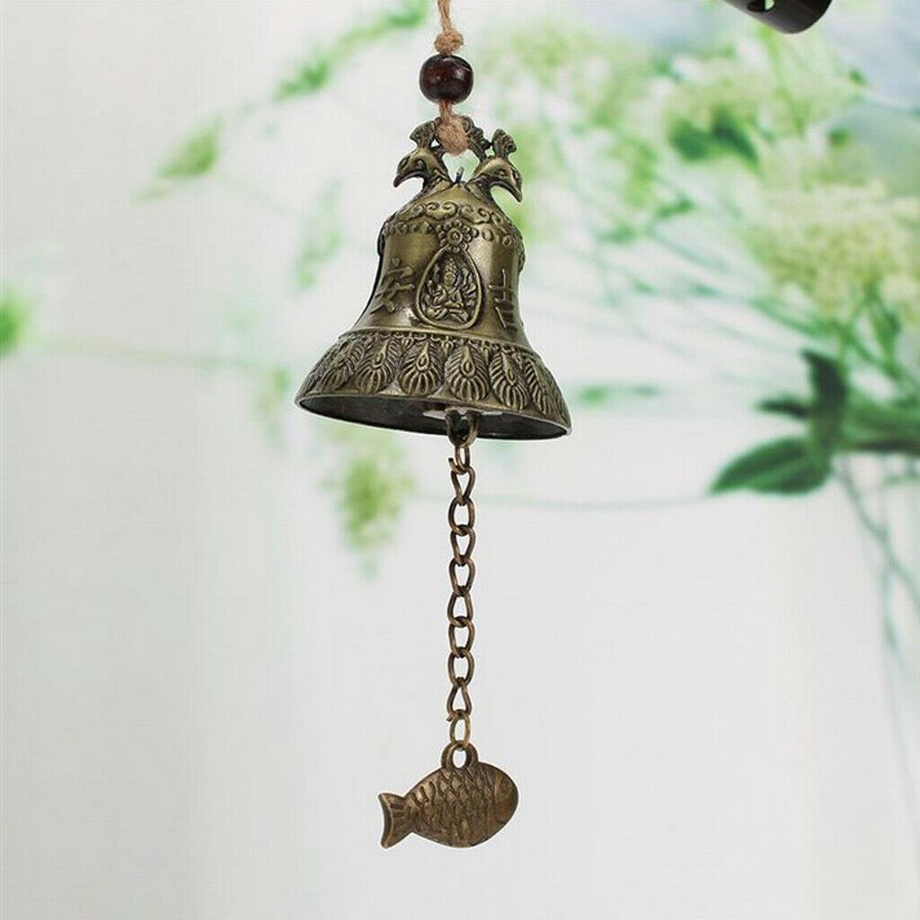 Metal Bells Wind Chime Garden Yard Charm Hanging Feng Shui Ornament