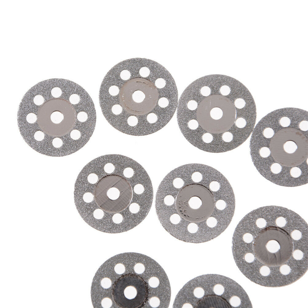10PCS 20mm Diamond Cutting Metal Grinding Wheel Disc for Drill Rotary Tool.l8