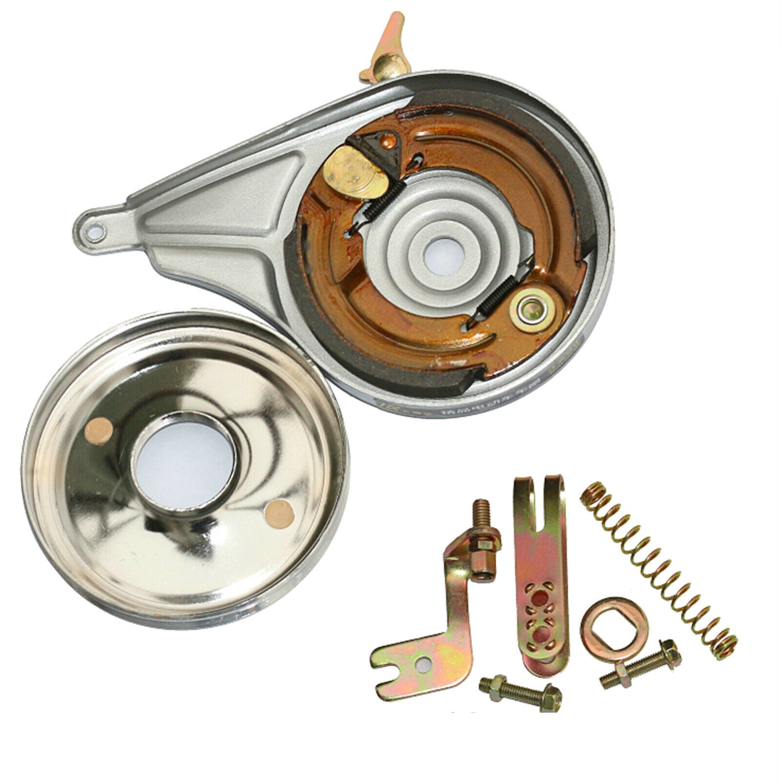 Universal Durable Bicycle Brake Solid Metal Rear Wheel Up Brake Drum Assembly
