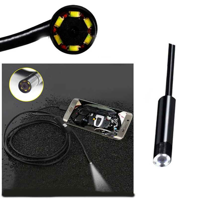 Mini Android Endoscope Waterproof Borescope USB Inspection Video Camera Record