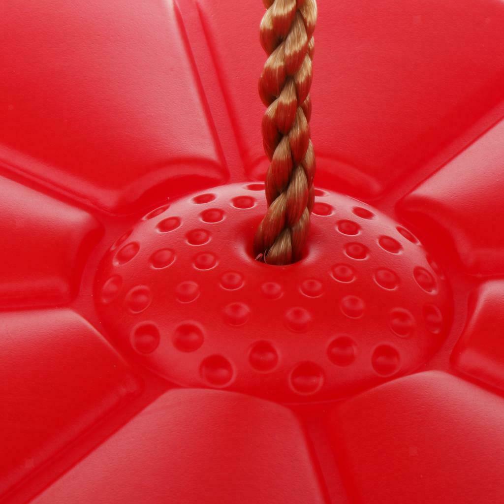 Plastic Children Monkey Swing Seat Indoor Garden Accessories Bearing 150kg - red