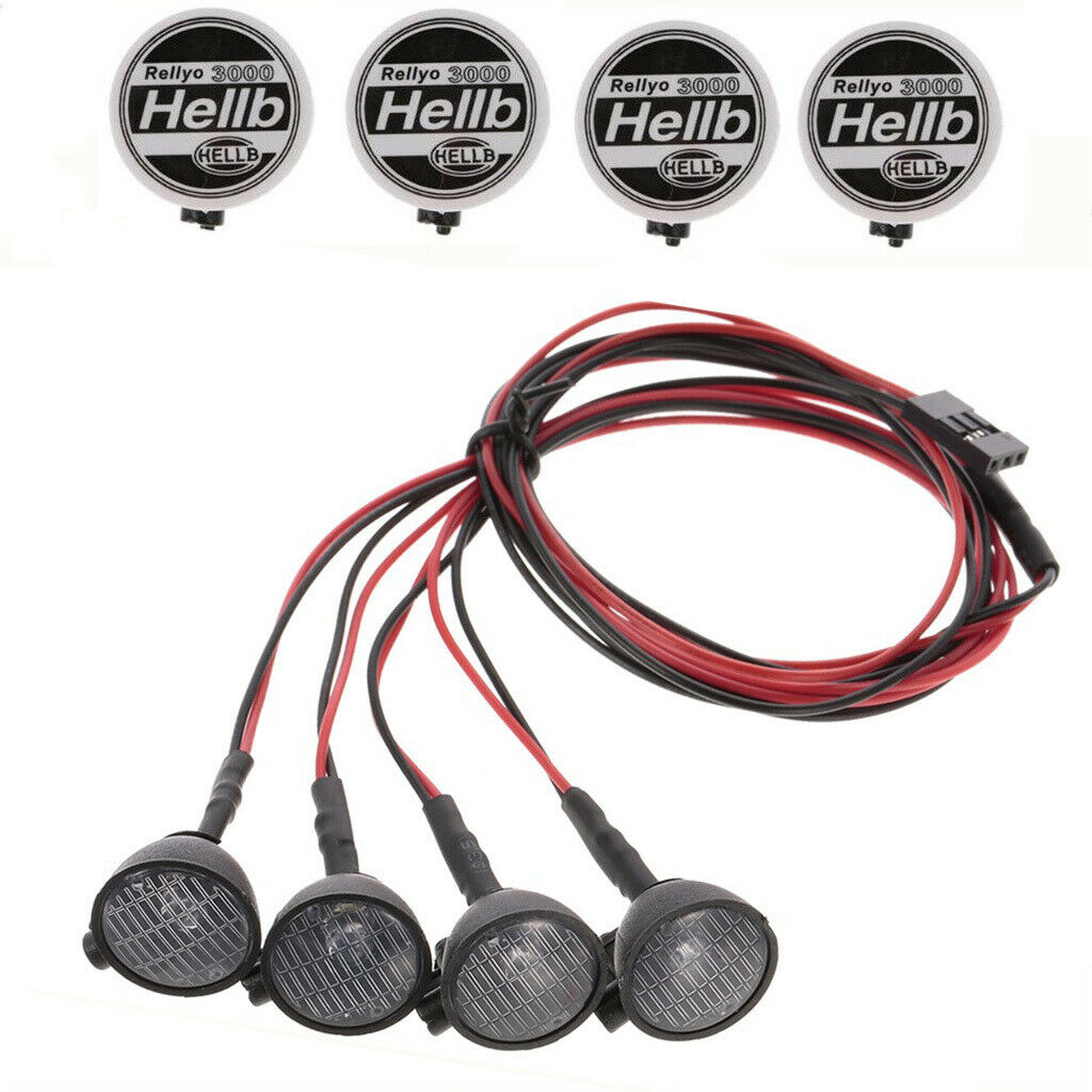 4 Led Lamp Roof Lamp for 1/10   -4   Rc Car