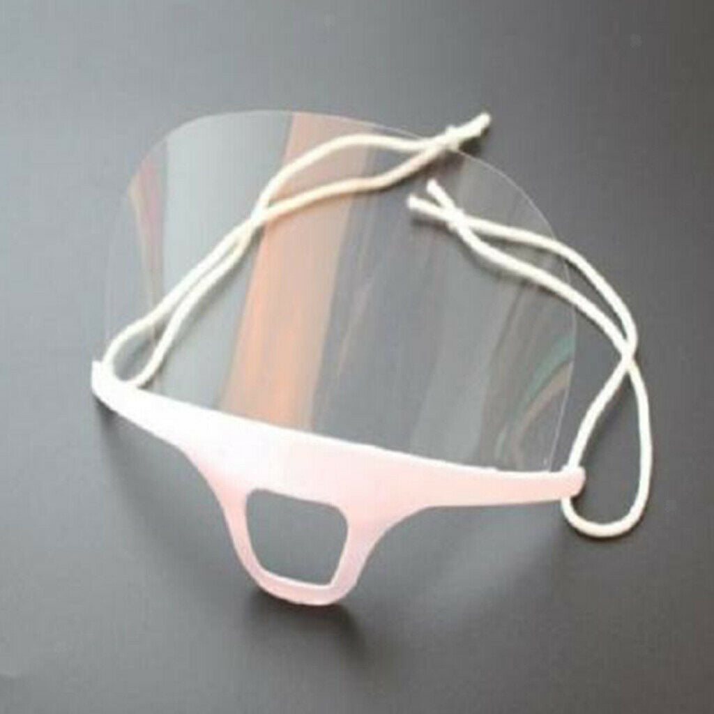 10pcs Plastic Mouth Shield Mouth Guard for Food Maker Restaurant Hotel