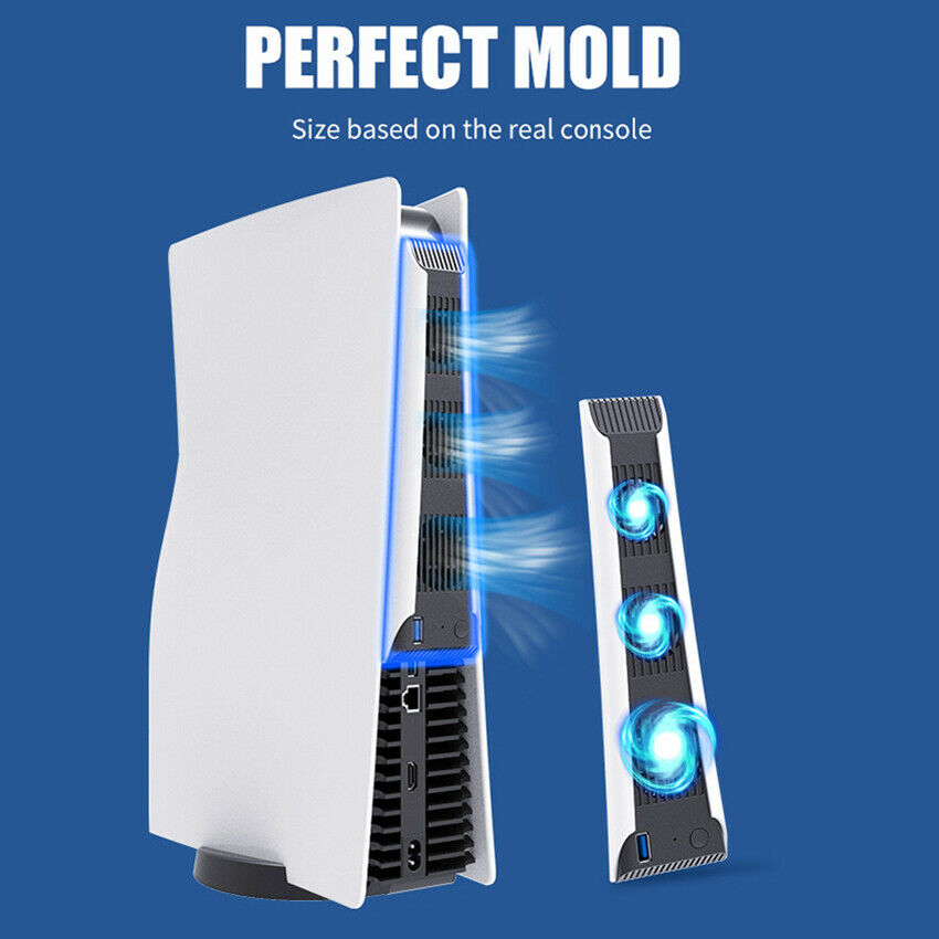 Fan For PS5 Game Accessories Play Station 5 Host Cooling Fan Cooler External