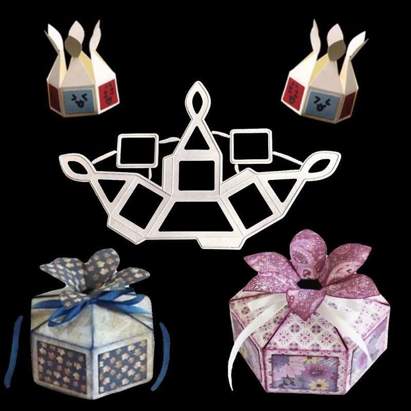 Candy Box Metal Cutting Dies Stencil DIY Scrapbooking Album Paper Card Template