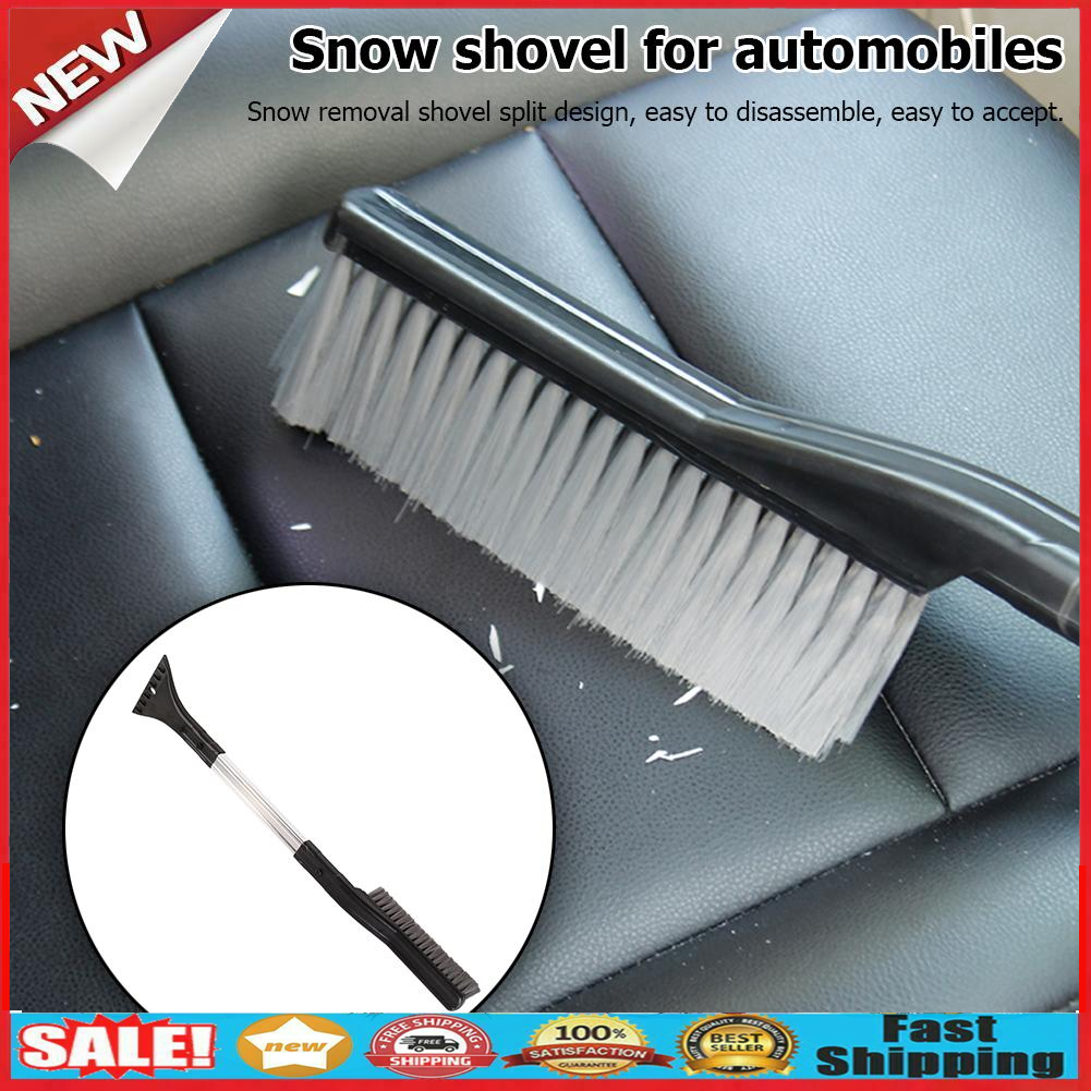 Snow Shovel ABS Detachable Car Auto Snow Ice Scraper Removal Brush Tool @