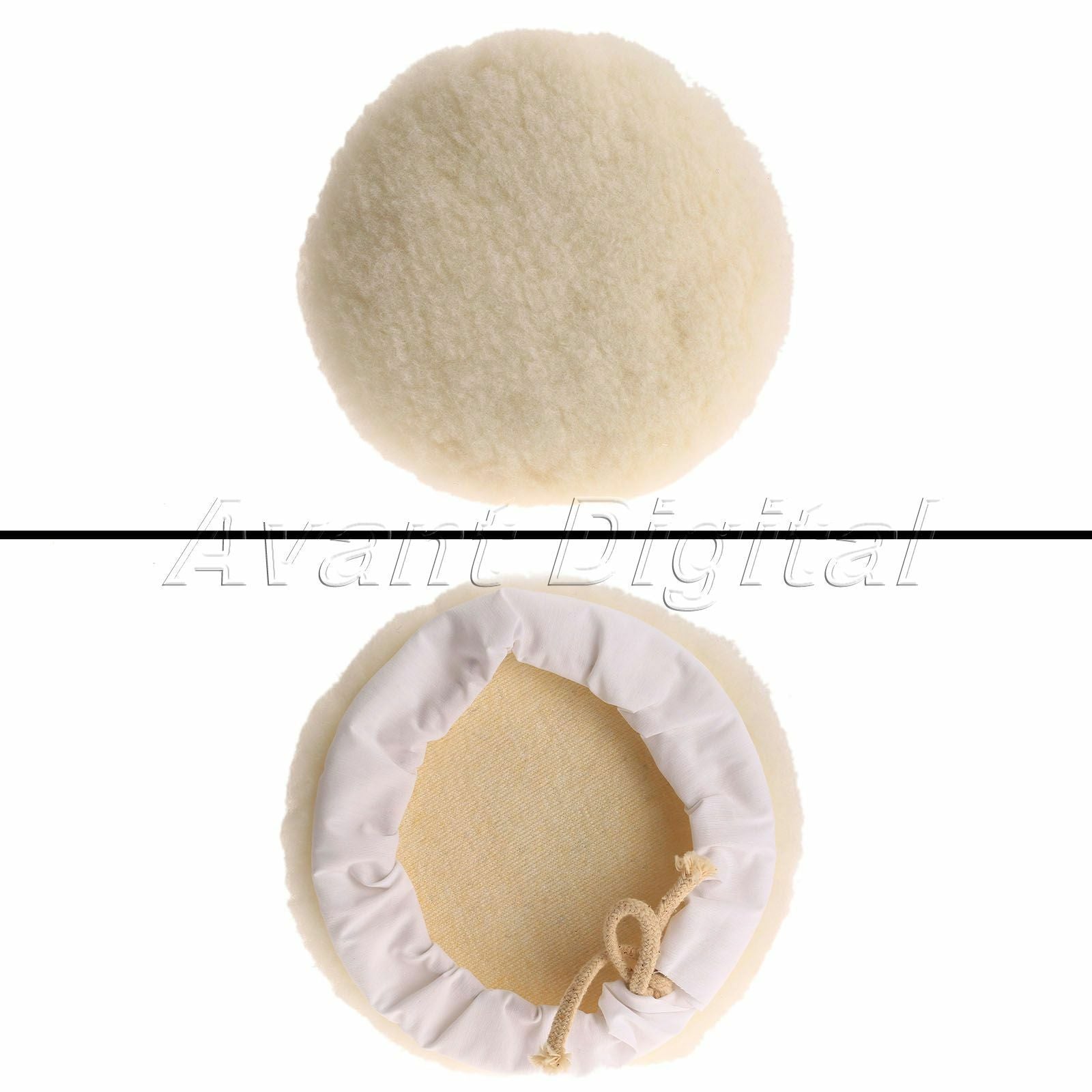 7 inch Wool Lacing Polishers Polishing Buffing Pad Bonnet for Car Glass Cleaning