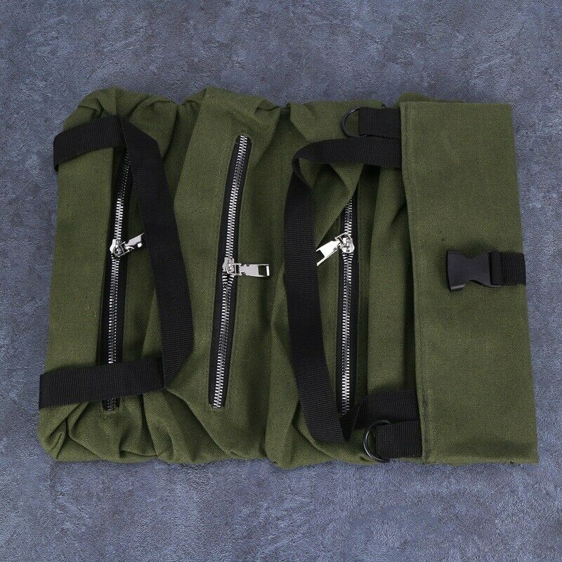 Roll Tool Roll Multi-Purpose Tool Roll Up Bag Wrench Roll Pouch Hanging Tool ZK5