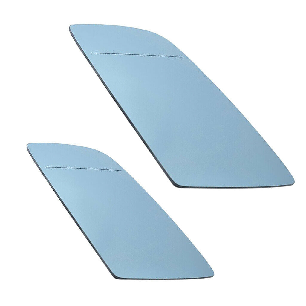 Door Wing Mirror Glass Heated Anti Blind Right+Left for BMW E60 E61 E63 E64