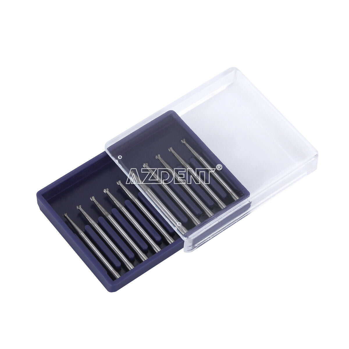 10KIts Dental Tungsten Carbide Burs Round Type for High Speed Handpiece FG 1