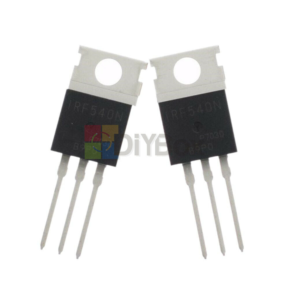 100Pcs IRF540N IRF540 DIP-3 TO-220 N-Channel 33A 100V Power MOSFET IC IRF540N