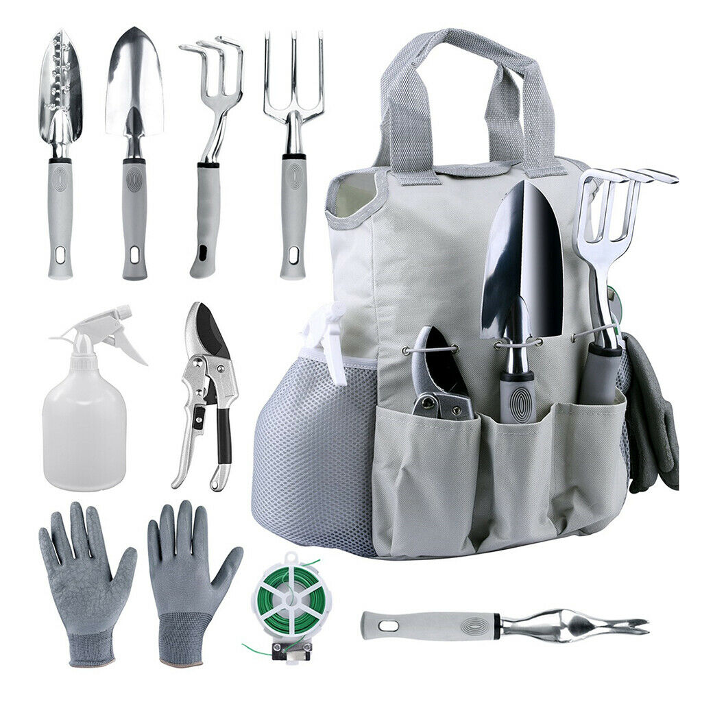 1Set Garden Tool Set with Protective Gardening Gloves Heavy Duty Gardening Work
