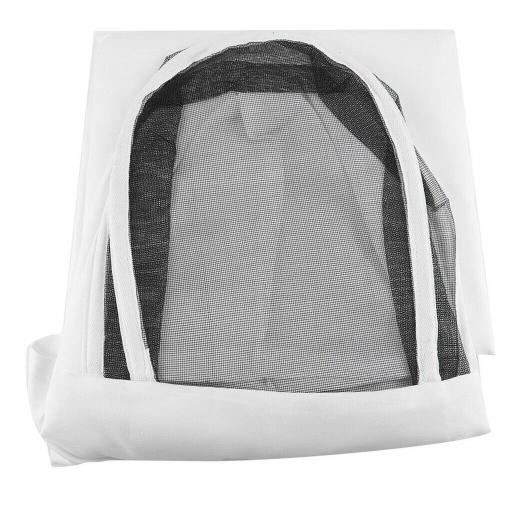 Professional Beekeeper Suit Beekeeping All Body Safe Veil Hat XXL White New