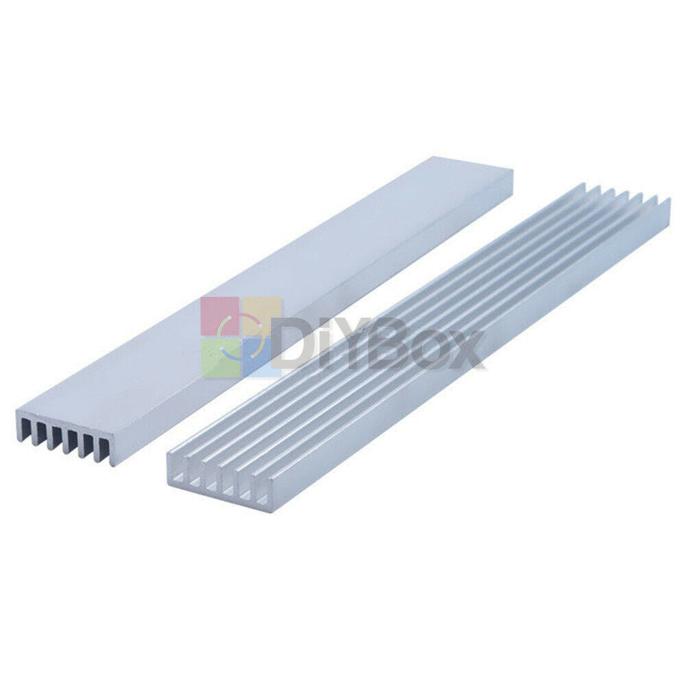 10PCS 150x20x6mm Long Heatsink Aluminum Heat Sink for LED Power Amplifier Board