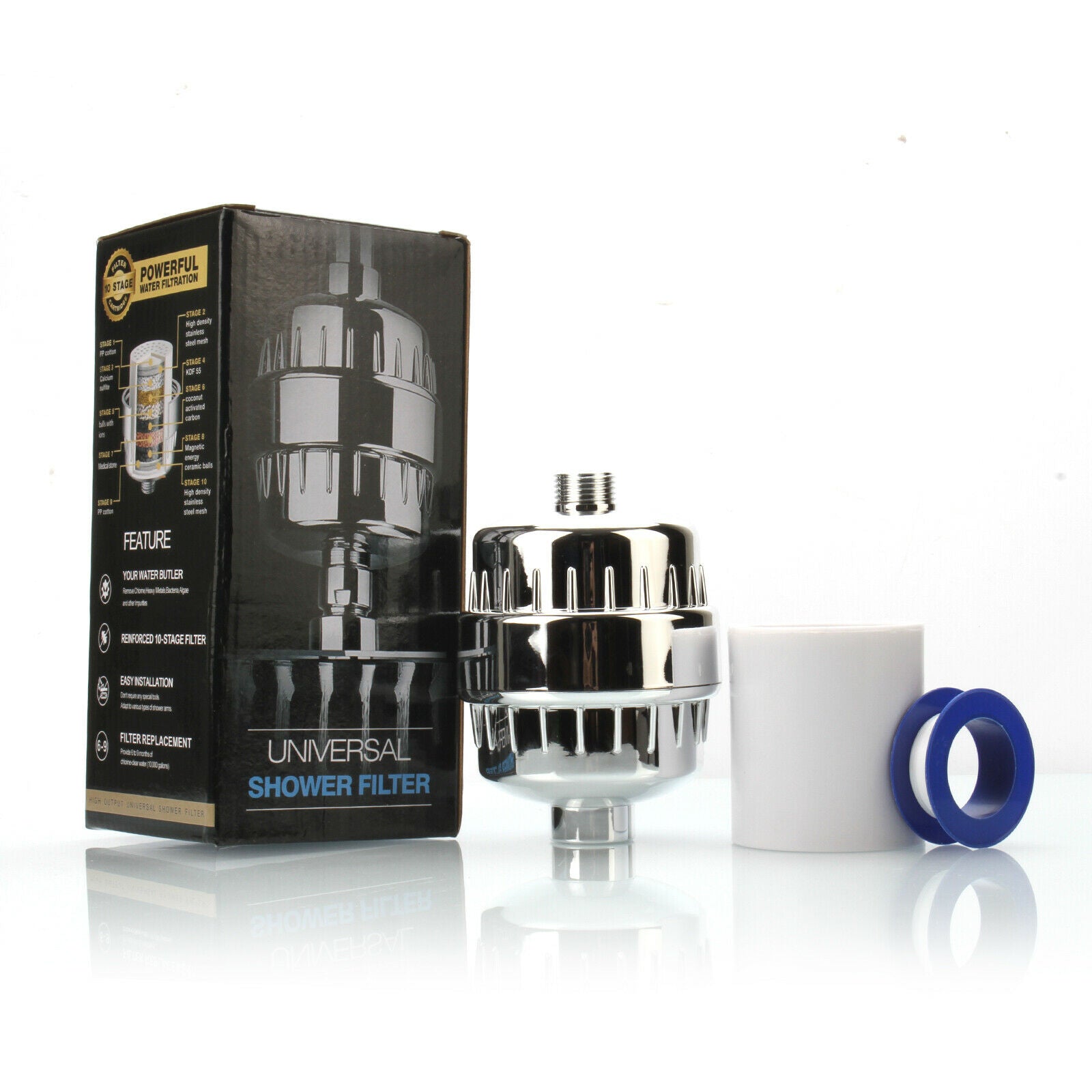 Shower Filter Water Filter Softener Hard Water Purifier Shower Head Universal