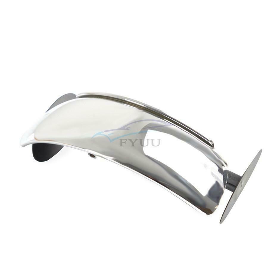 1PCS Universal Chromium Ultra Wide Angle Motorcycle Windshield Rearview Mirror