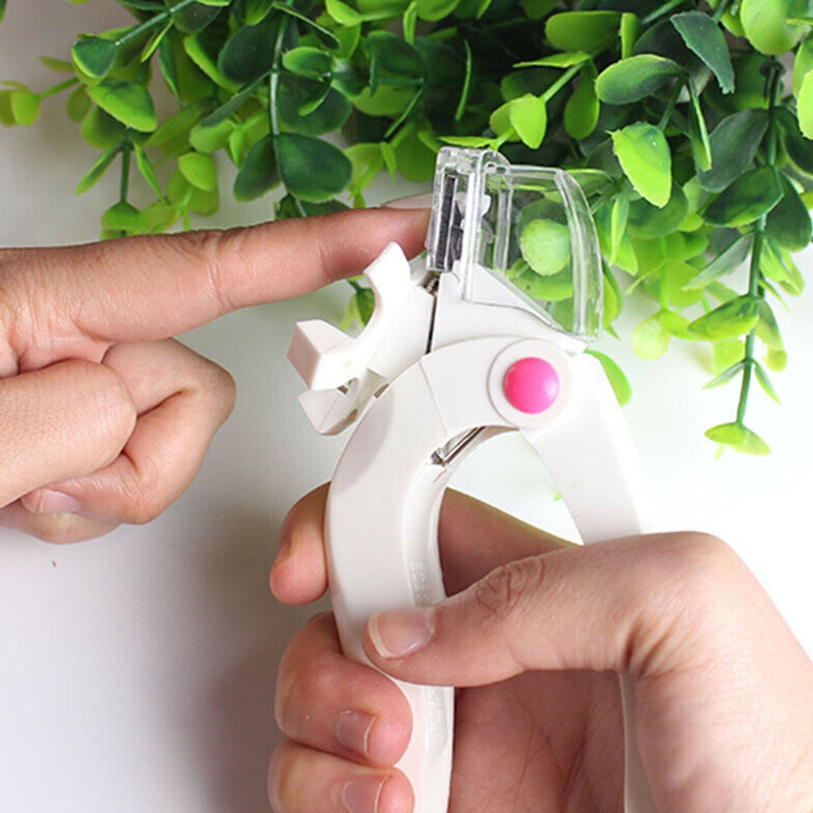 White False Tips Edge Nail Cutter Stainless Steel Nail Art Clipper Manicuring