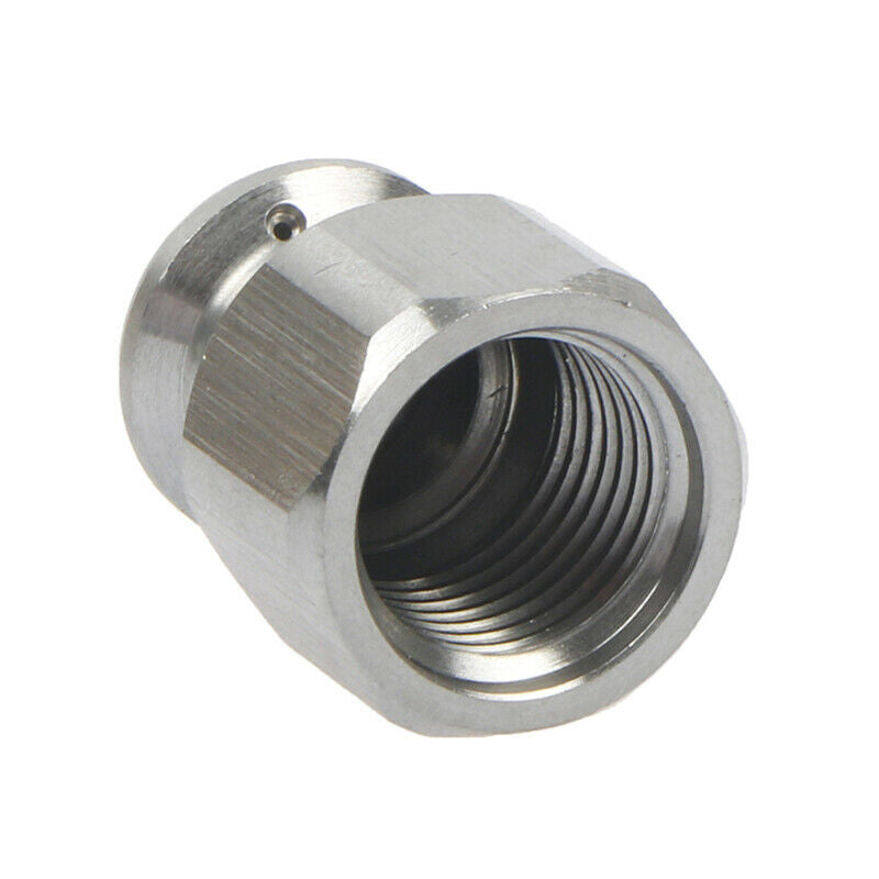 1/4"Inch Pressure Washer Drain Sewer Cleaning Female Nozzle Stainless Steel^DF