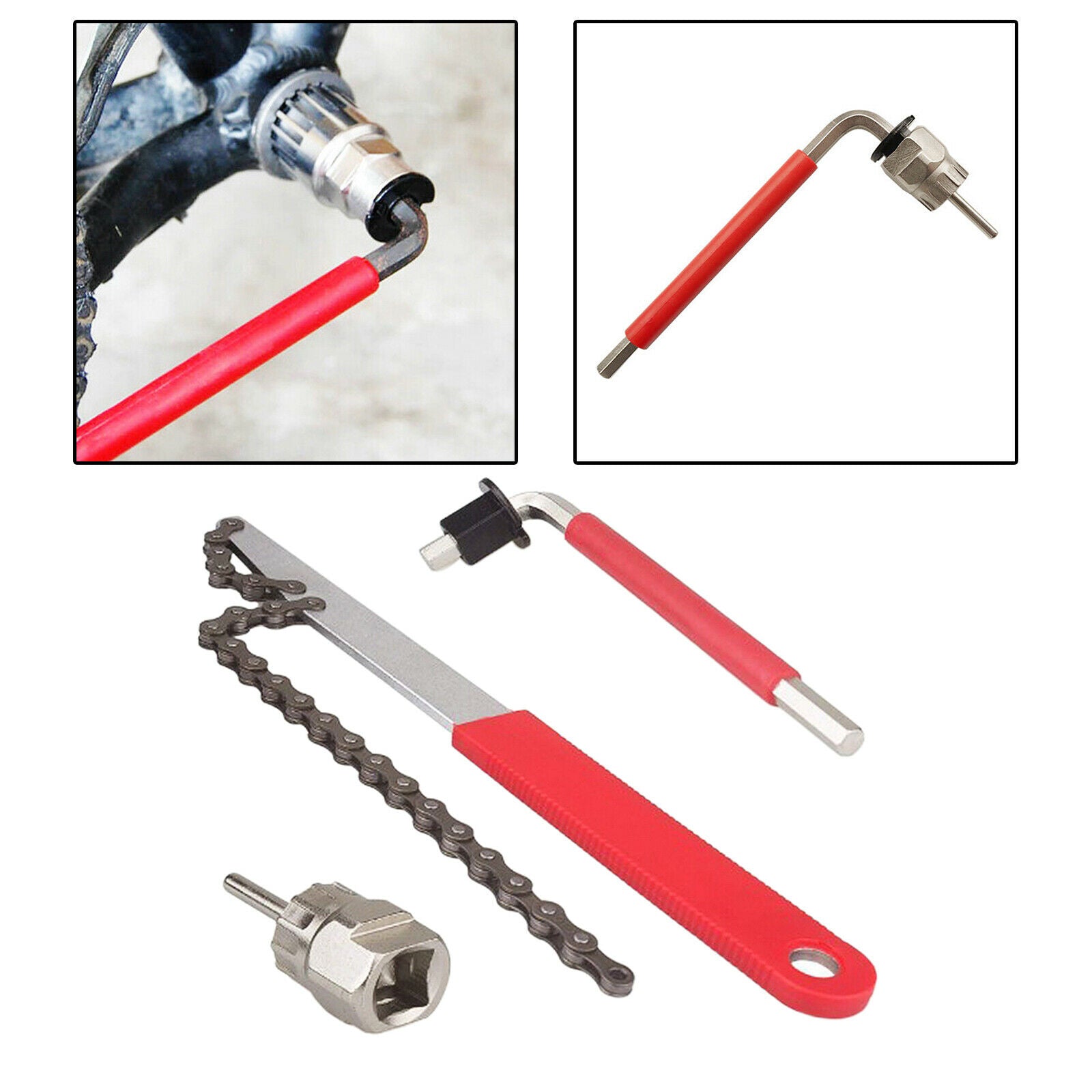 Bike Cassette Removal Maintenance Cog Freewheel Remover Removing Wrench