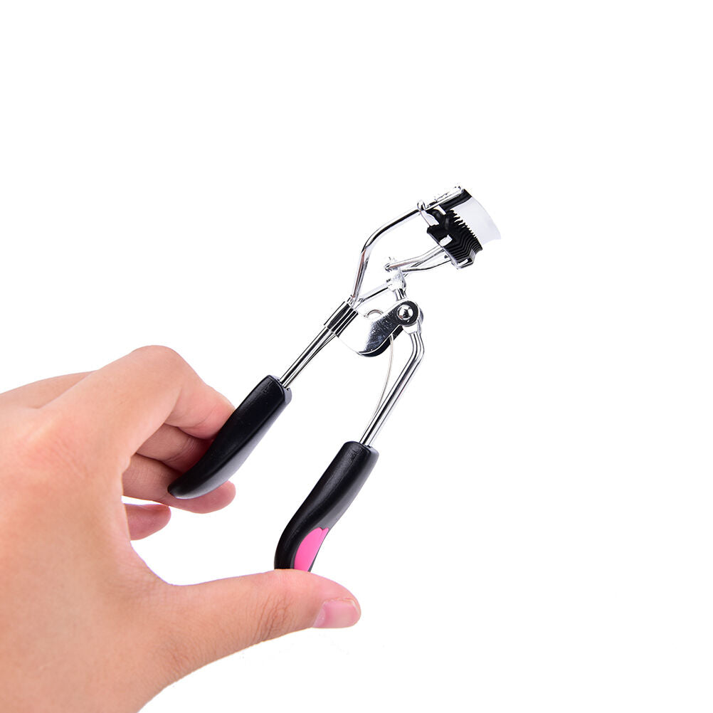 Handle Eye Curling Eyelash Curler Clip Beauty Makeup Eyelash Tool With CombDEAU