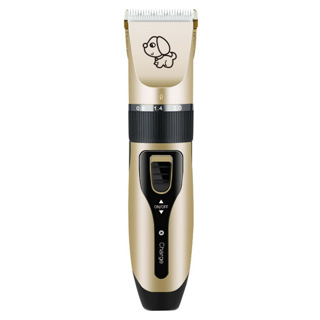 2 Set Low Noise Dog Shaver Clippers USB Dog Hair Trimmer 5-gear Blades