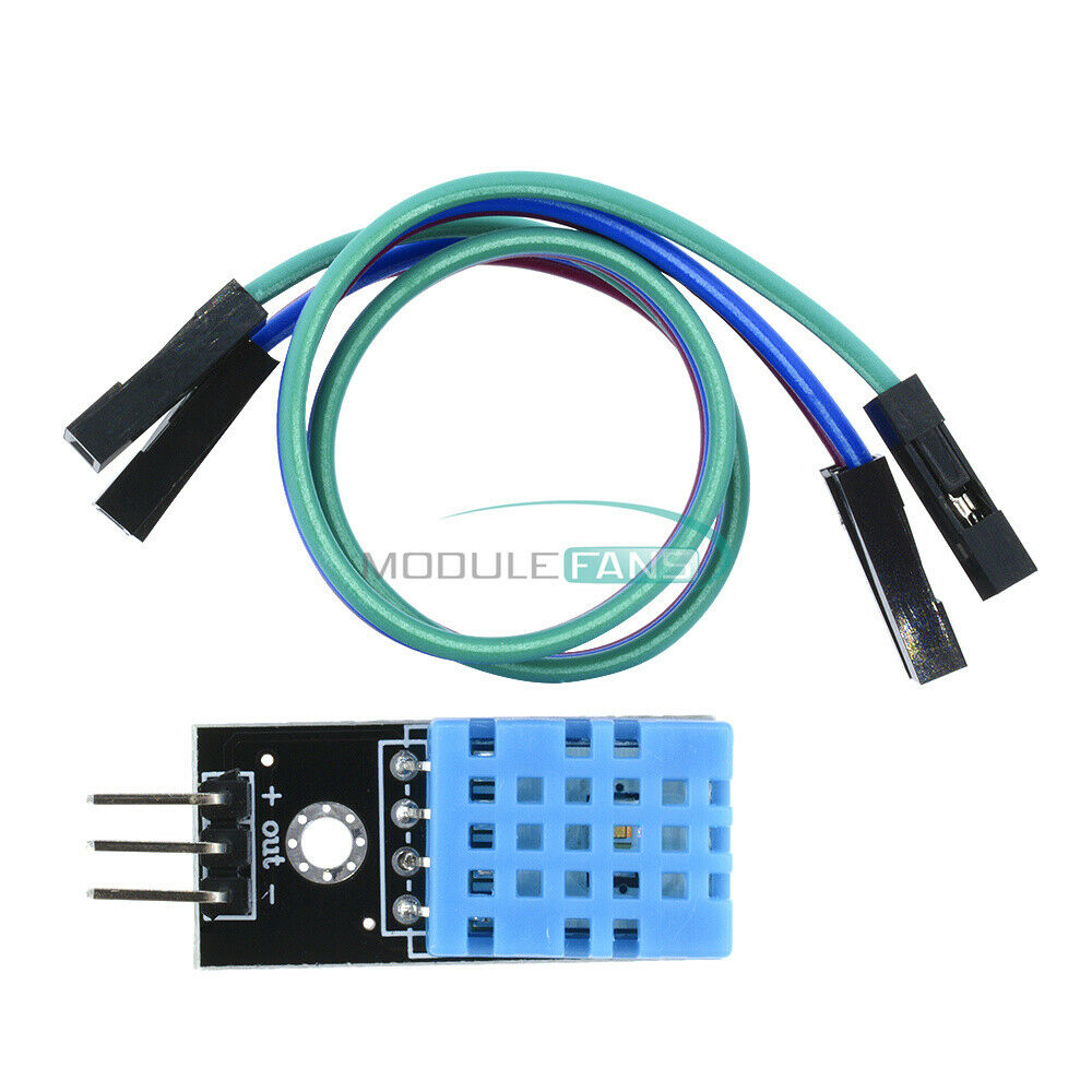 DHT11 Temperature And Relative Humidity Sensor Module For Arduino With Cabal