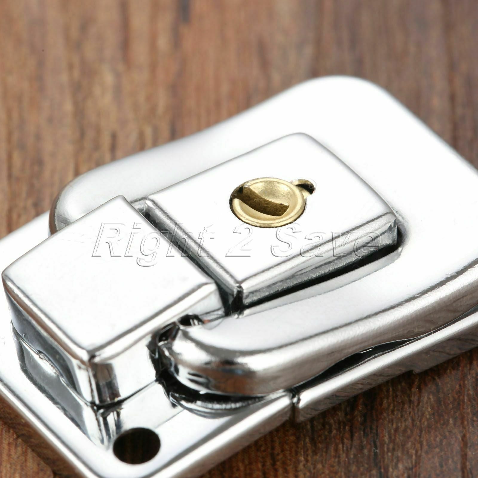 Cabinet Wardrobe Cupboard Drawer Jewelry Box Hasps Toggle Latch Lock & Key Set