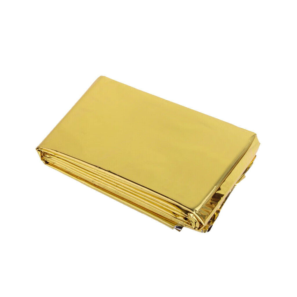 Reflective Emergency Survival Thermal Blanket 55 x 83 inch for Camping Outdoor