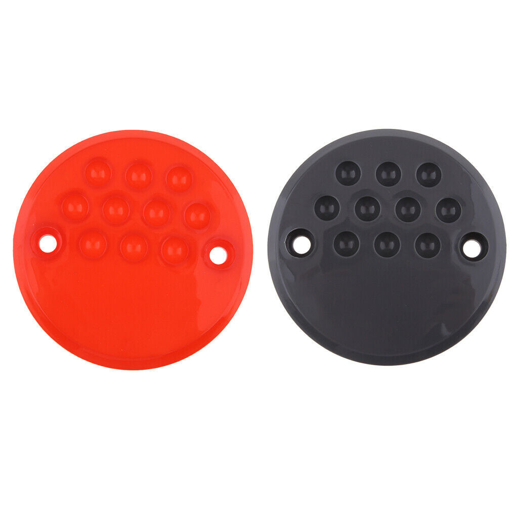 2x Plastic Engine Crank Case Stator Cover For Z750 Z1000 Z750S Grey+Red