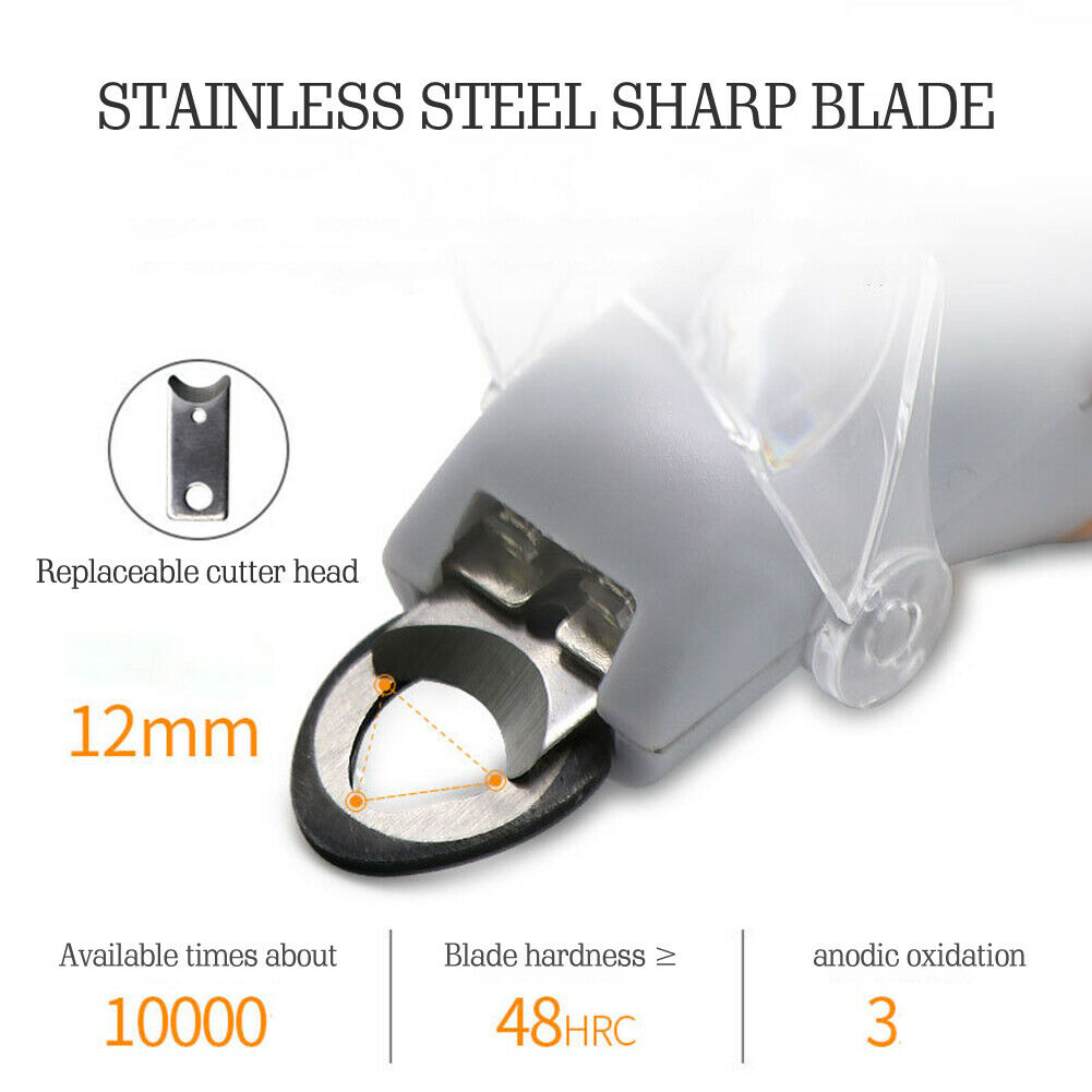 Pet Nail Clippers Cat Dog Rabbit Sheep Animal Claw Trimmer Grooming w/ LED Lig @